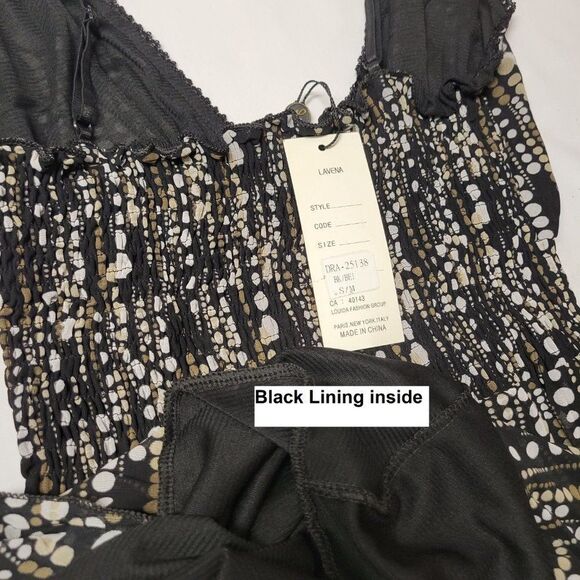 Polka Dot Spaghetti Strap Long Dress  Sizes S/M   M/L   - NWT - Picture 7 of 8